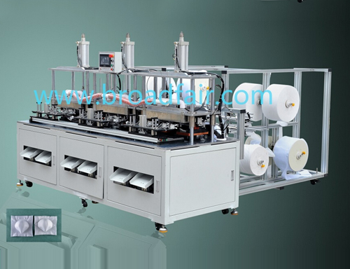 杯型口罩热压成型机 杯型口罩热压成型机